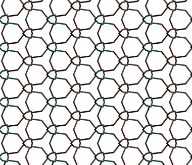 Soyut geometrik süslemesiz desen. tasarım arkaplanı, vektör illüstrasyonu