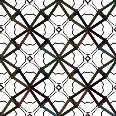 Soyut geometrik süslemesiz desen. tasarım arkaplanı, vektör illüstrasyonu