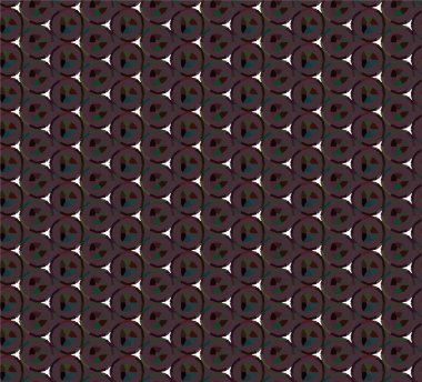 Geometrik süslemeli vektör deseni. Kusursuz tasarım dokusu 