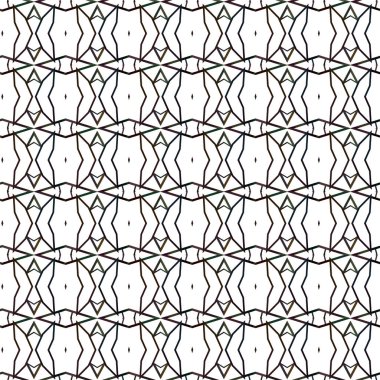 Soyut geometrik süslemesiz desen. tasarım arkaplanı, vektör illüstrasyonu