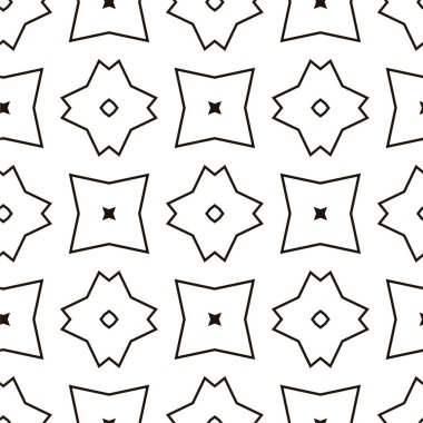 Soyut geometrik süslemesiz desen. tasarım arkaplanı, vektör illüstrasyonu