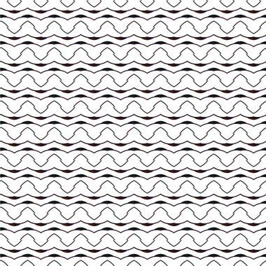 Geometrik süslemeli vektör deseni. Kusursuz tasarım dokusu 