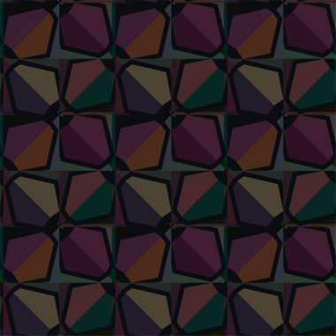 Soyut geometrik süslemesiz desen. tasarım arkaplanı, vektör illüstrasyonu