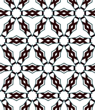 Soyut geometrik süslemesiz desen. tasarım arkaplanı, vektör illüstrasyonu