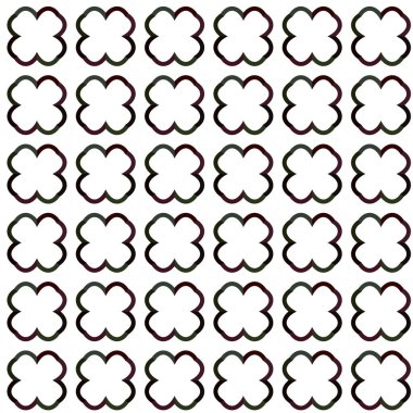 Soyut geometrik süslemesiz desen. tasarım arkaplanı, vektör illüstrasyonu