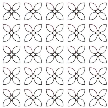 Soyut geometrik süslemesiz desen. tasarım arkaplanı, vektör illüstrasyonu