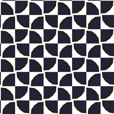 Geometrik süslemeli vektör deseni. Kusursuz tasarım dokusu 