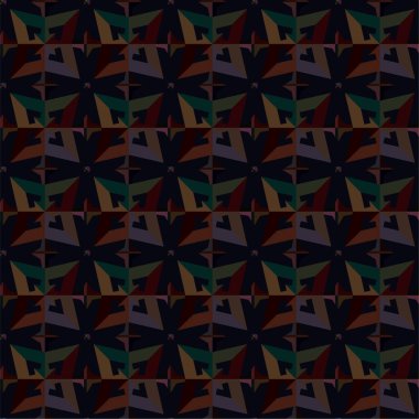 Soyut geometrik süslemesiz desen. tasarım arkaplanı, vektör illüstrasyonu