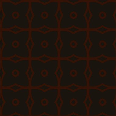 Geometrik süslemeli vektör deseni. Kusursuz tasarım dokusu 