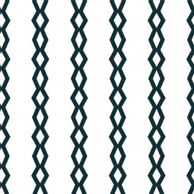 Geometrik süslemeli vektör deseni. Kusursuz tasarım dokusu 