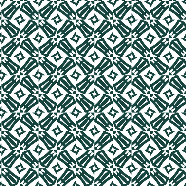 Abstrakte Geometrische Ornamentale Nahtlose Muster Design Hintergrund Vektorillustration — Stockvektor