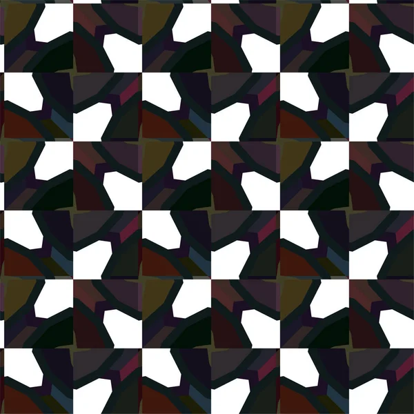 Patrón Vectorial Ornamental Geométrico Textura Diseño Sin Costuras — Archivo Imágenes Vectoriales