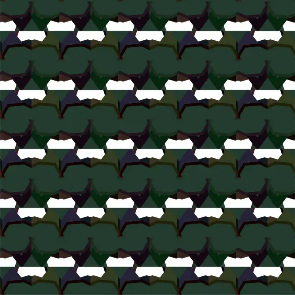 Motif Ornemental Géométrique Abstrait Sans Couture Fond Design Illustration Vectorielle — Image vectorielle