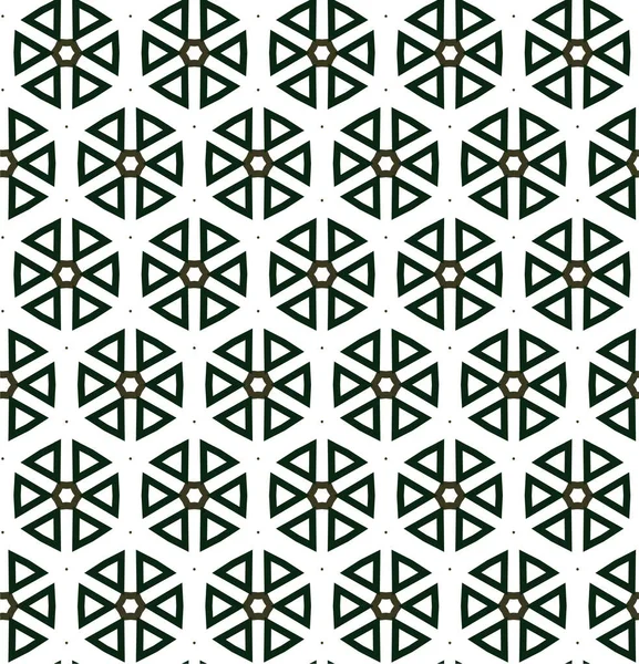 Motif Ornemental Géométrique Abstrait Sans Couture Fond Design Illustration Vectorielle — Image vectorielle