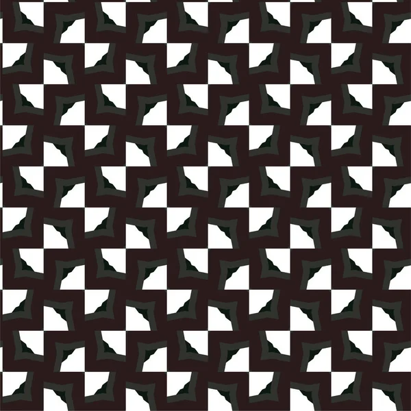 Geometric Ornamental Vector Pattern Seamless Design Texture — Stock Vector