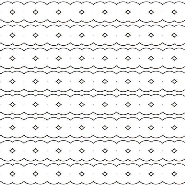 Resumo Padrão Ornamental Sem Costura Geométrica Fundo Projeto Ilustração Vetorial — Vetor de Stock