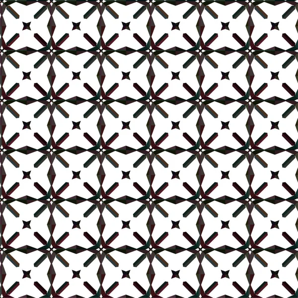 Abstrakte Geometrische Ornamentale Nahtlose Muster Design Hintergrund Vektorillustration — Stockvektor