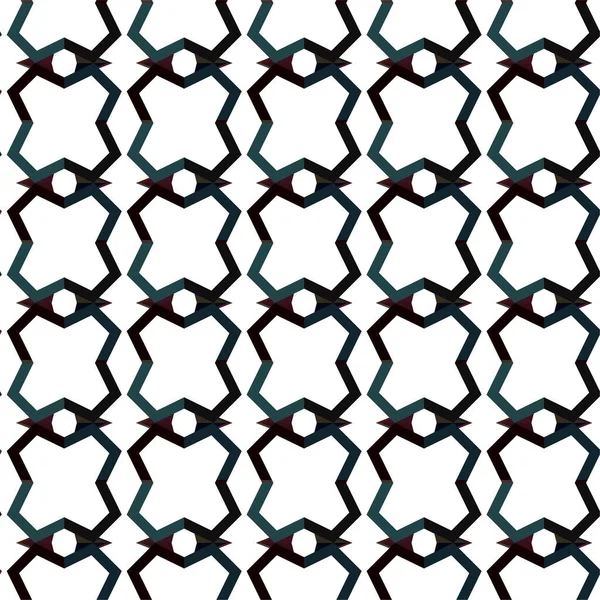 Abstrakte Geometrische Ornamentale Nahtlose Muster Design Hintergrund Vektorillustration — Stockvektor