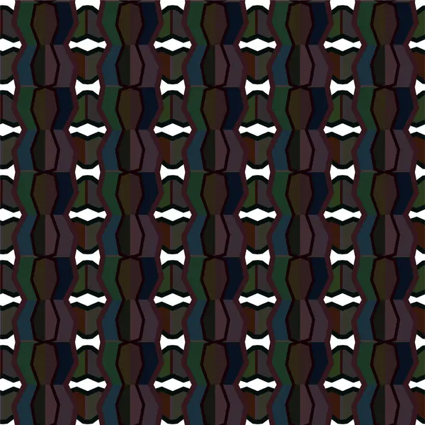 Motif Ornemental Géométrique Abstrait Sans Couture Fond Design Illustration Vectorielle — Image vectorielle