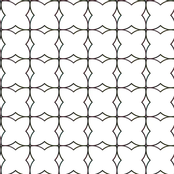 Abstracto Geométrico Ornamental Patrón Sin Costura Fondo Diseño Ilustración Vectorial — Archivo Imágenes Vectoriales