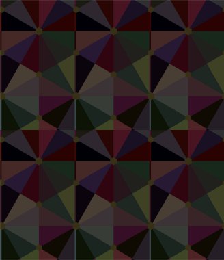 Geometrik süslemeli vektör deseni. Kusursuz tasarım dokusu 