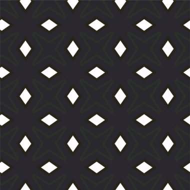 Geometrik süslemeli vektör deseni. Kusursuz tasarım dokusu 