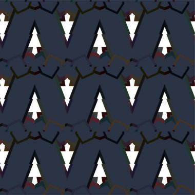 Soyut geometrik süslemesiz desen. tasarım arkaplanı, vektör illüstrasyonu