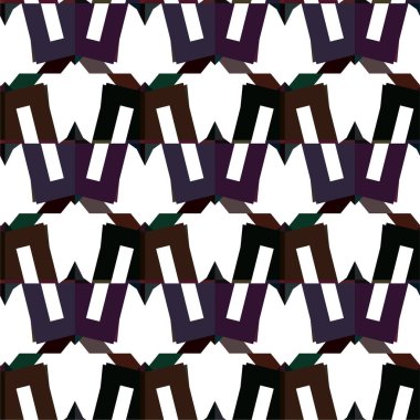 Soyut geometrik süslemesiz desen. tasarım arkaplanı, vektör illüstrasyonu 