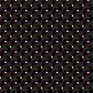 Geometrik süslemeli vektör deseni. Kusursuz tasarım dokusu 