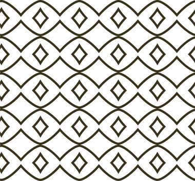 Soyut geometrik süslemesiz desen. tasarım arkaplanı, vektör illüstrasyonu