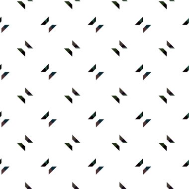 Geometrik süslemeli vektör deseni. Kusursuz tasarım dokusu 