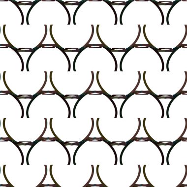 Geometrik süslemeli vektör deseni. Kusursuz tasarım dokusu 