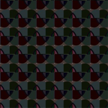 Geometrik süslemeli vektör deseni. Kusursuz tasarım dokusu 