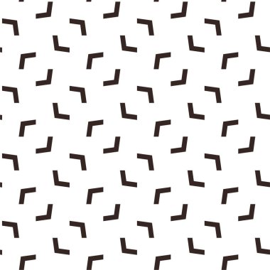 Geometrik süslemeli vektör deseni. Kusursuz tasarım dokusu 