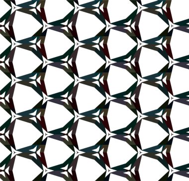 Soyut geometrik süslemesiz desen. tasarım arkaplanı, vektör illüstrasyonu