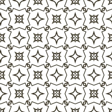 Soyut geometrik süslemesiz desen. tasarım arkaplanı, vektör illüstrasyonu