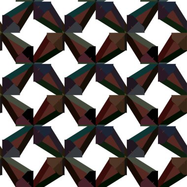 Soyut geometrik süslemesiz desen. tasarım arkaplanı, vektör illüstrasyonu