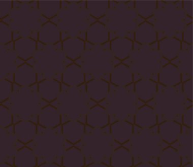 Geometrik süslemeli vektör deseni. Kusursuz tasarım dokusu 