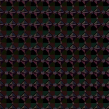 Geometrik süslemeli vektör deseni. Kusursuz tasarım dokusu 