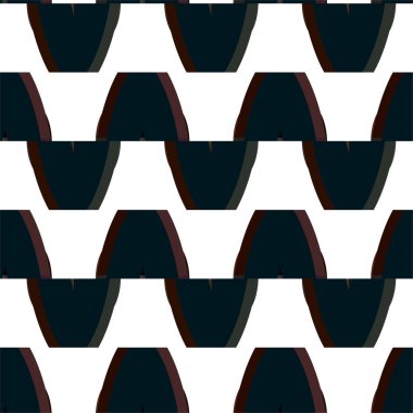 Geometrik süslemeli vektör deseni. Kusursuz tasarım dokusu 