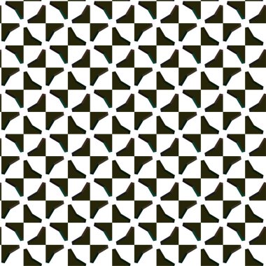 Geometrik süslemeli vektör deseni. Kusursuz tasarım dokusu 