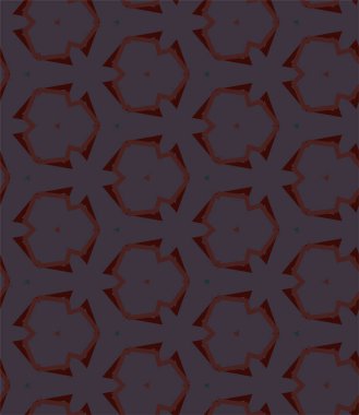 Geometrik süslemeli vektör deseni. Kusursuz tasarım dokusu 