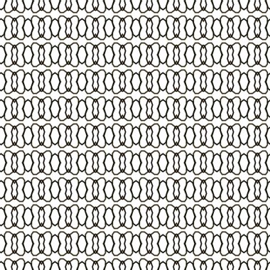 Geometrik süslemeli vektör deseni. Kusursuz tasarım dokusu 