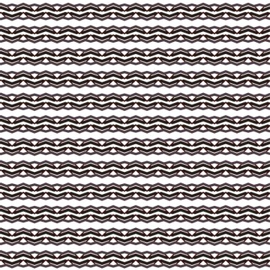 Geometrik süslemeli vektör deseni. Kusursuz tasarım dokusu 