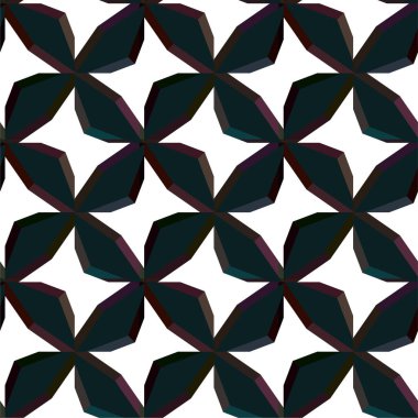 Soyut geometrik süslemesiz desen. tasarım arkaplanı, vektör illüstrasyonu