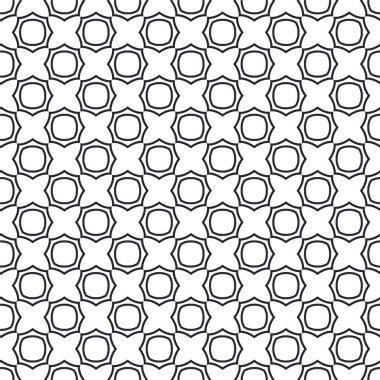 Soyut geometrik süslemesiz desen. tasarım arkaplanı, vektör illüstrasyonu