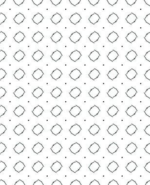 Geometrik süslemeli vektör deseni. Kusursuz tasarım dokusu 