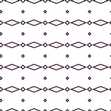 Geometrik süslemeli vektör deseni. Kusursuz tasarım dokusu 