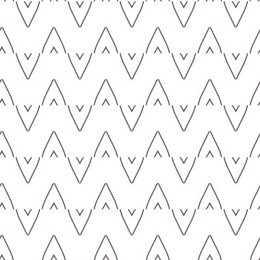 Soyut geometrik süslemesiz desen. tasarım arkaplanı, vektör illüstrasyonu 