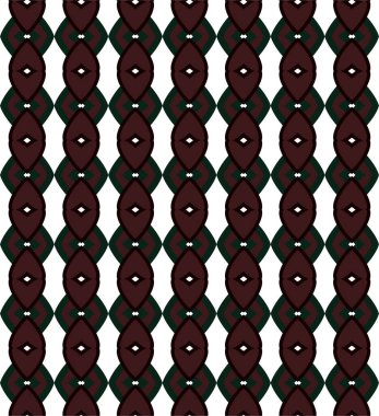 Geometrik süslemeli vektör deseni. Kusursuz tasarım dokusu 